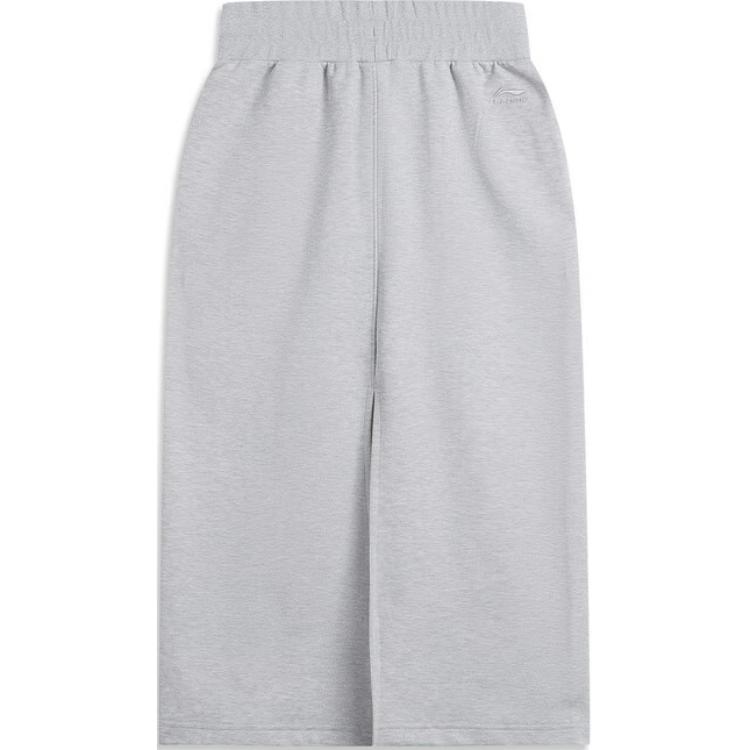 

Повседневная длинная юбка для женщин Heather Gray Light Lime LINING, серый