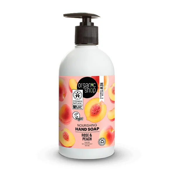 

Жидкое мыло для рук с питательными и смягчающими свойствами Nourishing Hand Soap Organic Shop, 500 ml