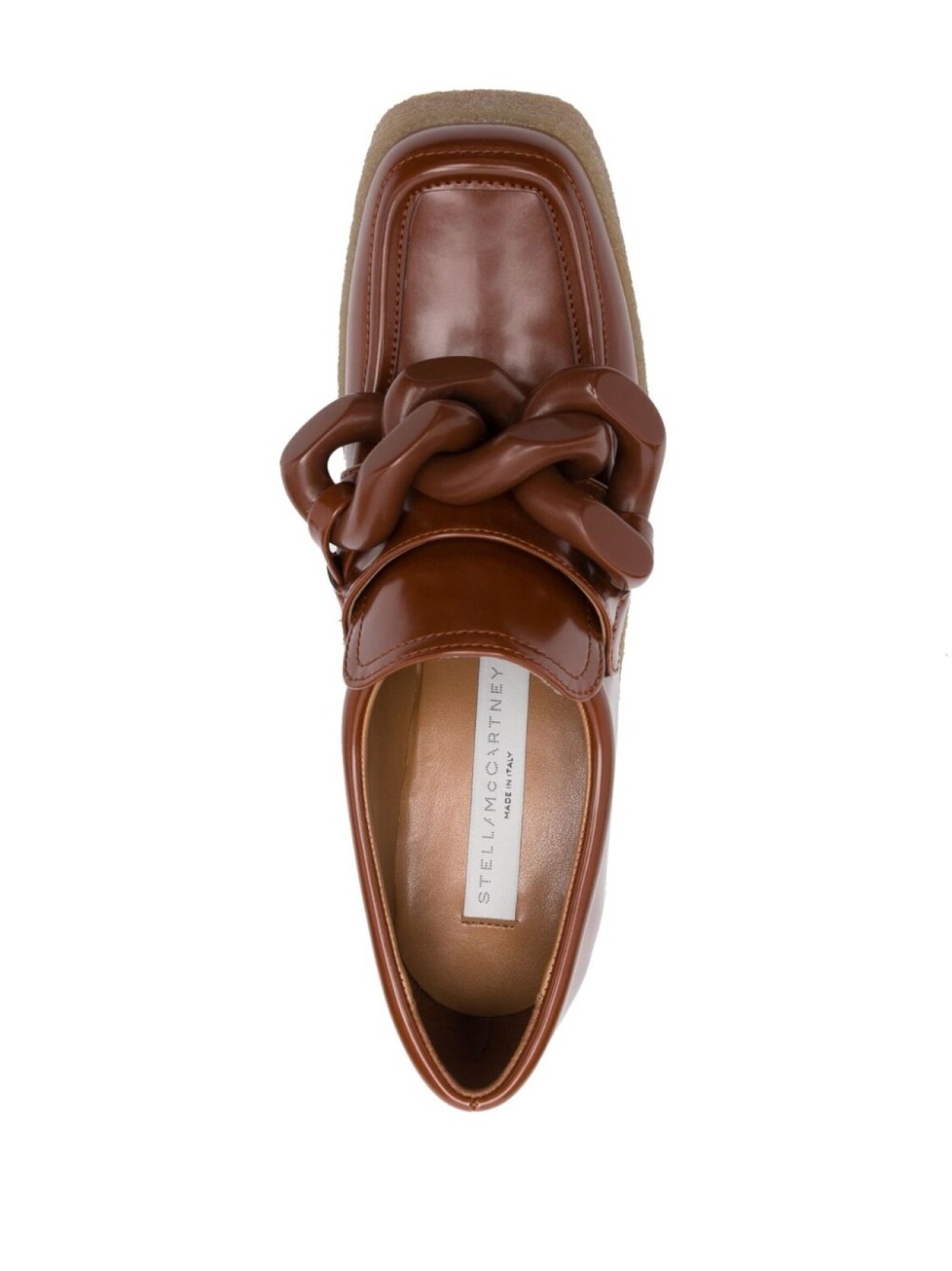 Stella McCartney туфли Skyla 110 с квадратным носком, коричневый — фото 4