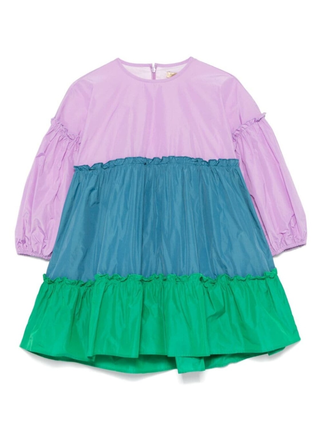 

Stella McCartney Kids платье в стиле колор-блок, фиолетовый