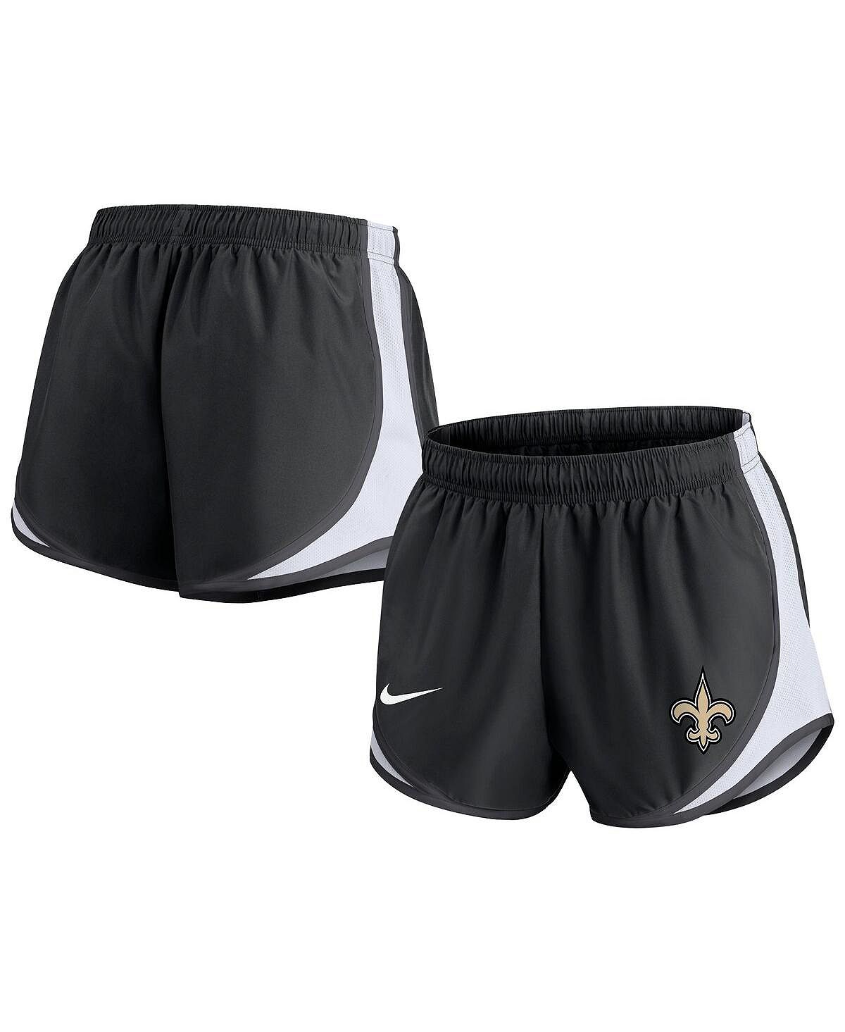 

Женские черные шорты New Orleans Saints Performance Tempo Nike, черный