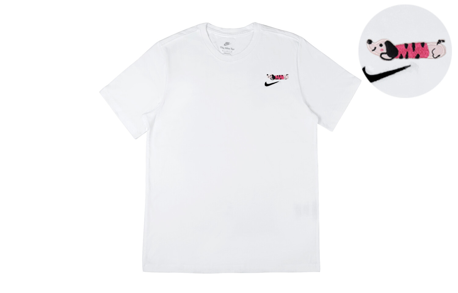 

Спортивная футболка мужская белая Nike, белый