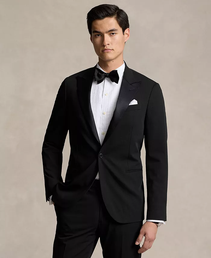 

Мужской пиджак Modern Performance Twill Tuxedo Polo Ralph Lauren, черный