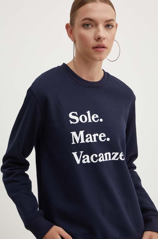 

Толстовка Sole Mare Vacanze Drivemebikini, темно-синий