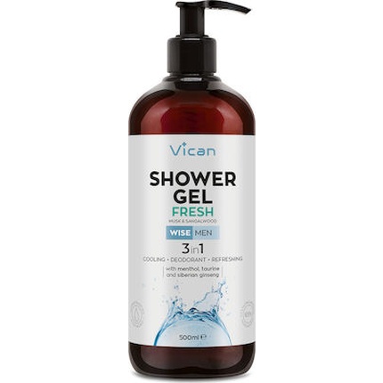 

Гель для душа Wise Men Fresh - 500 мл с ароматом мускуса Vican