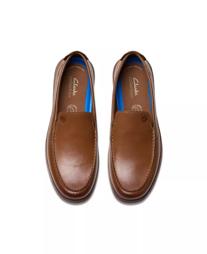 Мужские кроссовки Flexway Step Slip On Clarks, коричневый/бежевый — фото 4