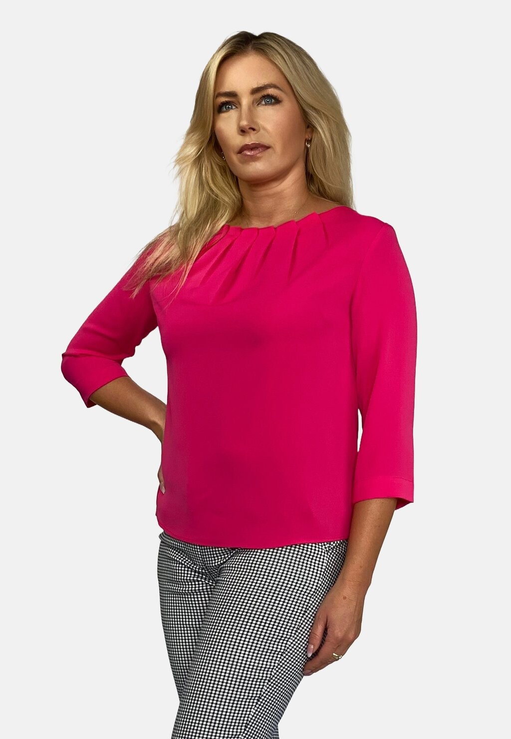 

Блузка WITH PLEATS REGINA FASHION, цвет amarant