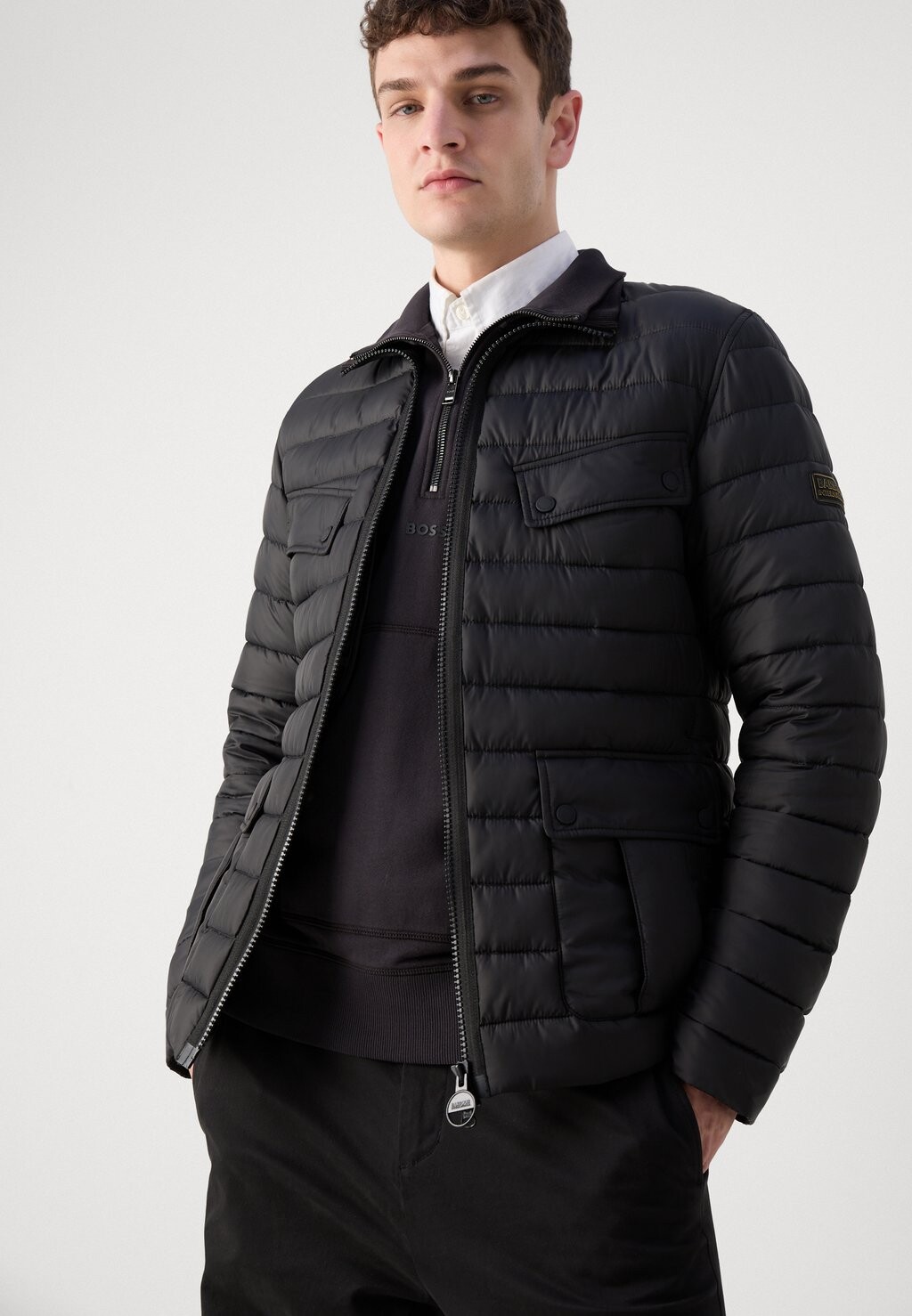 

Легкая куртка ARIEL PUFFER JACKET Barbour International, черный