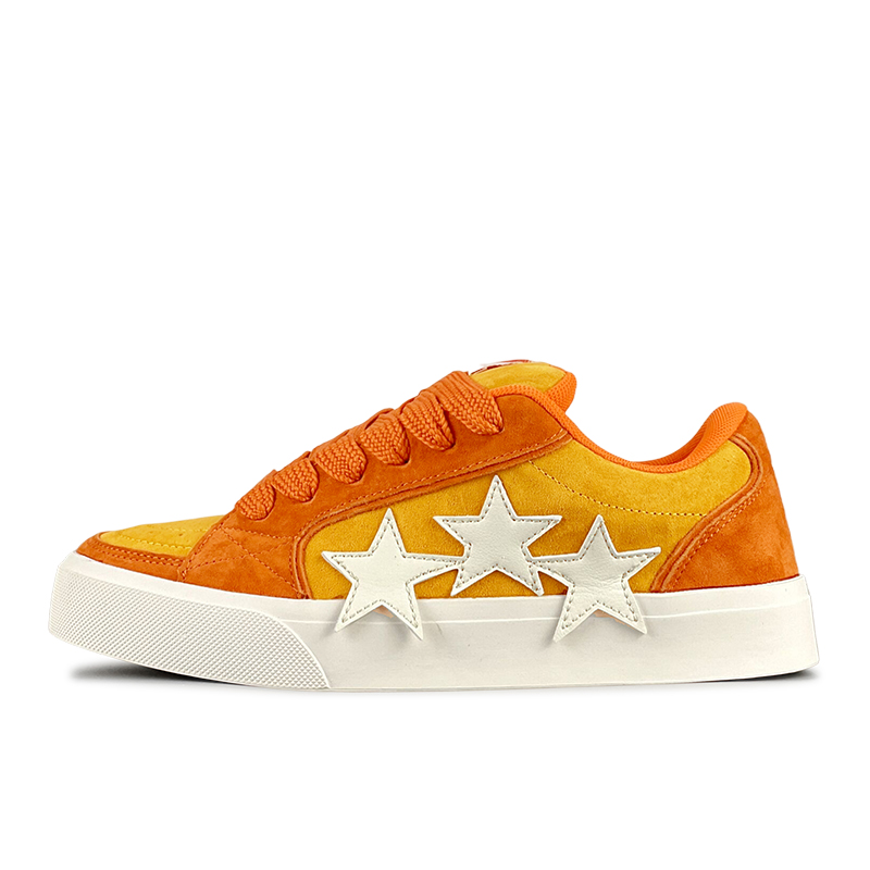 

Кроссовки LuzaoT SUPER DRAG Skateboarding Shoes Women's Low-top White/orange/yellow, цвет Orange