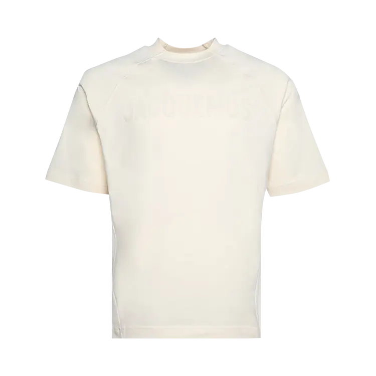 

Футболка Jacquemus Le Typo 'Light Beige', загар
