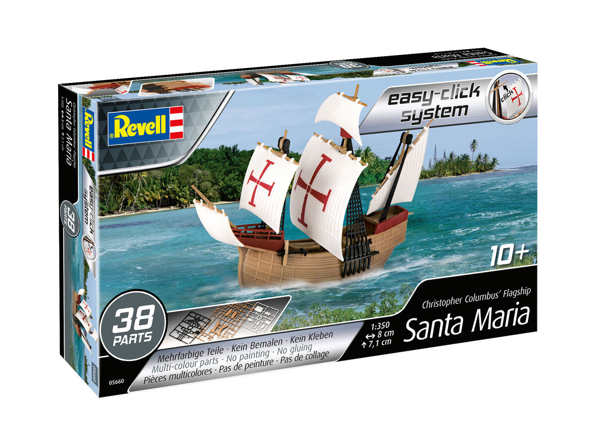 

Ревелл, Санта-Мария, Модель, 10+ Revell