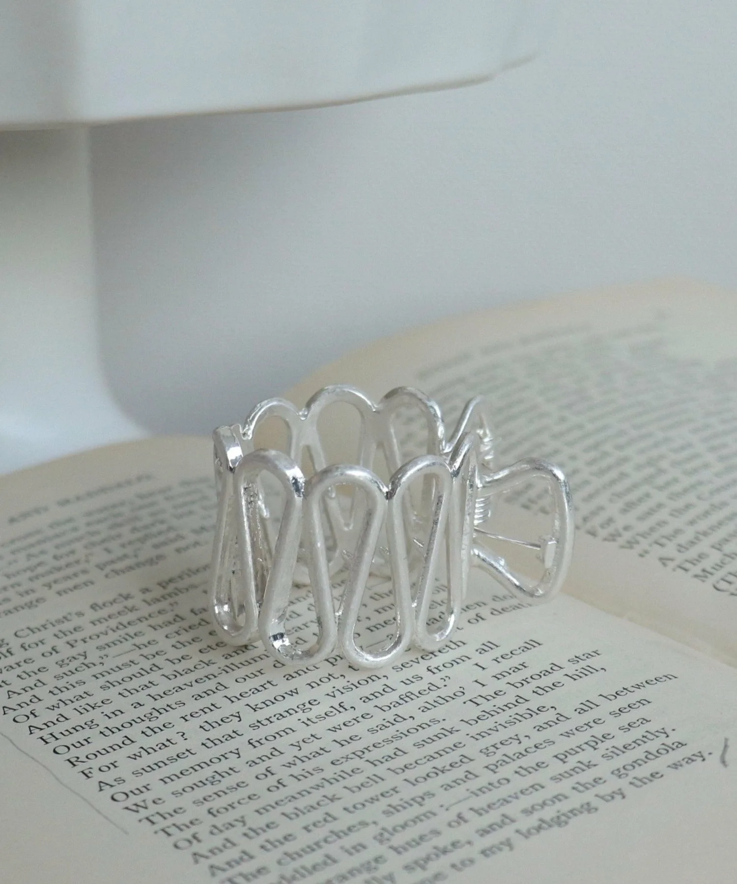 Металлическая рама, задний зажим Three Four Time, Silver