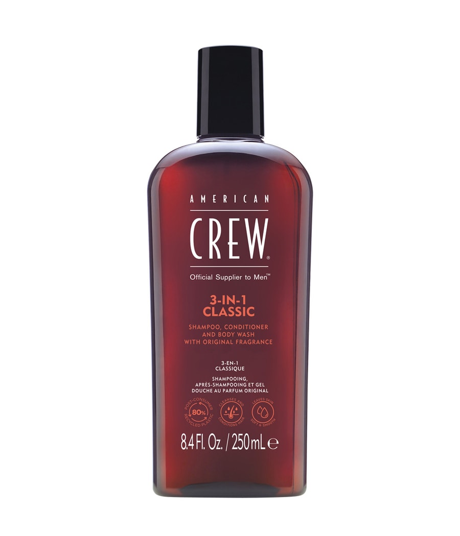 

Шампунь для волос American Crew Hair Care & Body 3in1 Classic, 250 ml