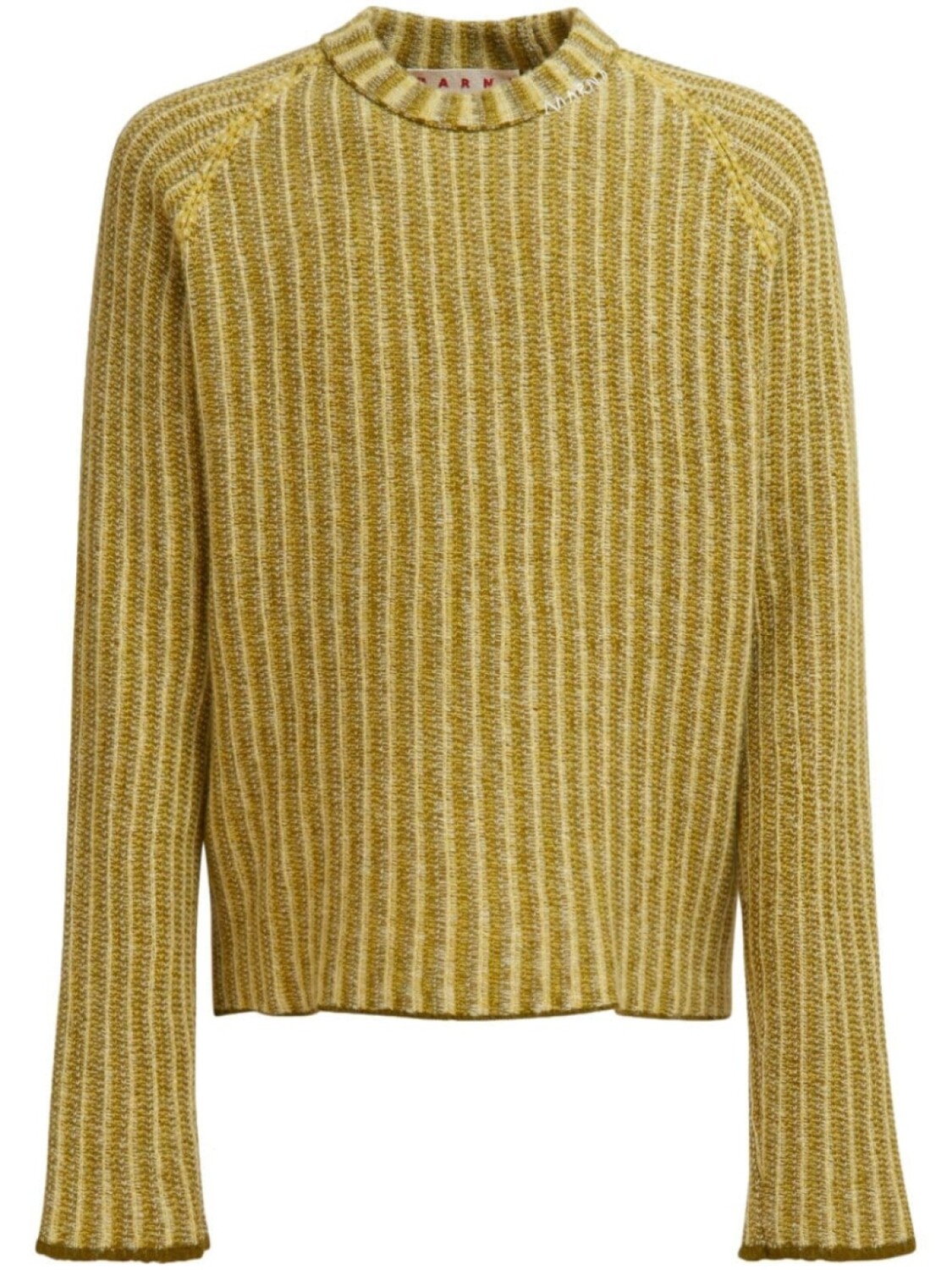 

Marni джемпер с круглым вырезом, связанный косами, зеленый