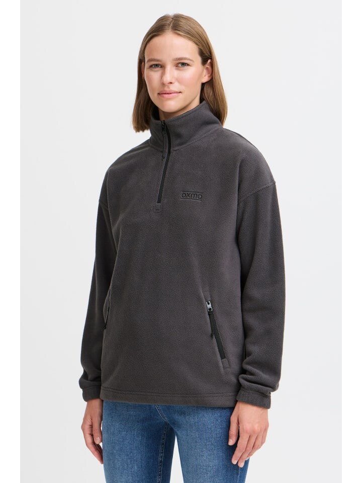 

Толстовка Oxmo Troyer OXMATSINE 21301267ME Pullover mit Troyerkragen, серый