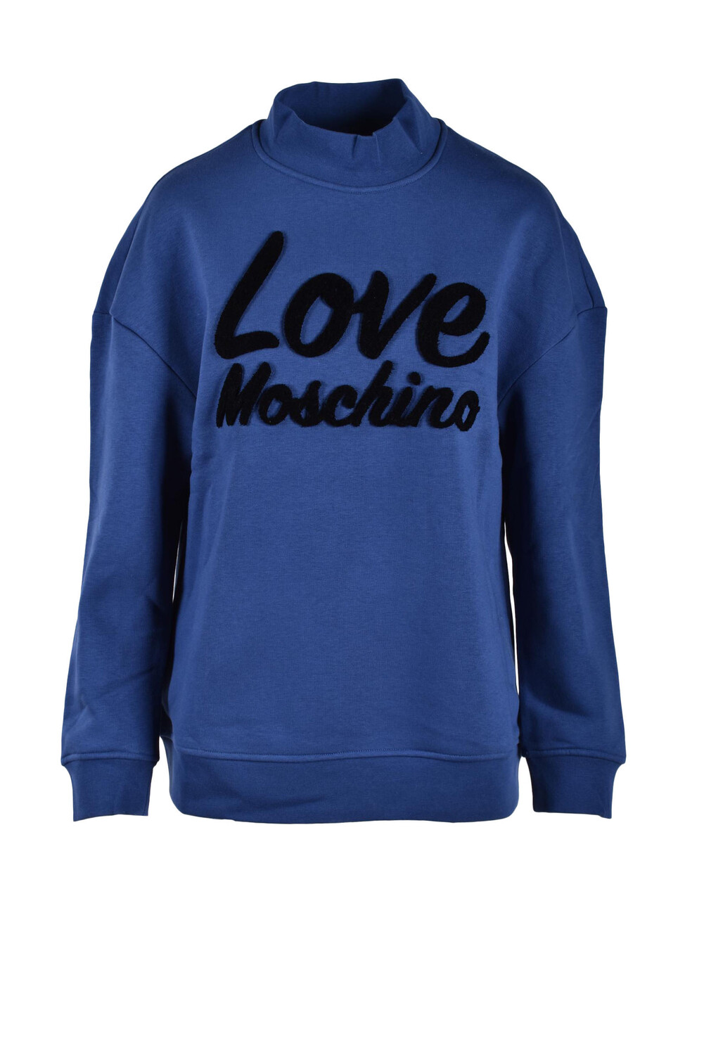 

Свитшот женский Love Moschino с надписью, синий