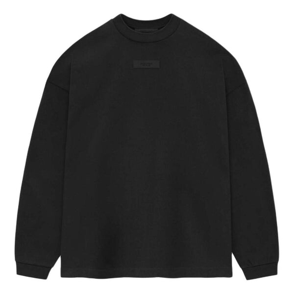 Футболка long-sleeve t-shirt 'black' Fear Of God Essentials, черный — фото 2