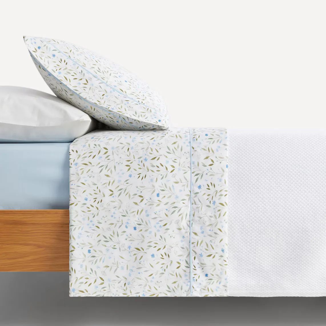 

Комплект постельного белья Herbácea Basics El Corte Inglés, синий