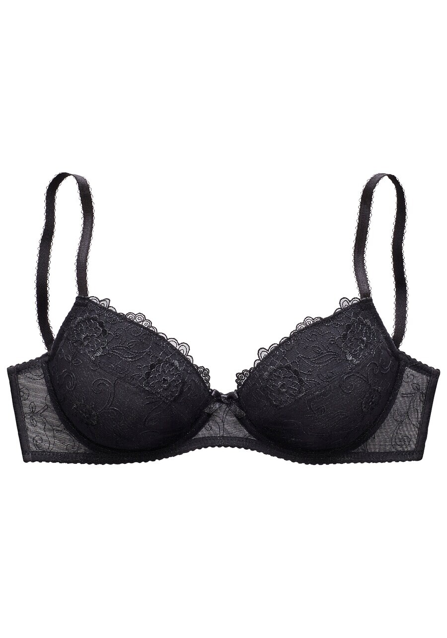 

Бюстгальтер на косточках NUANCE Push-up Bra, черный
