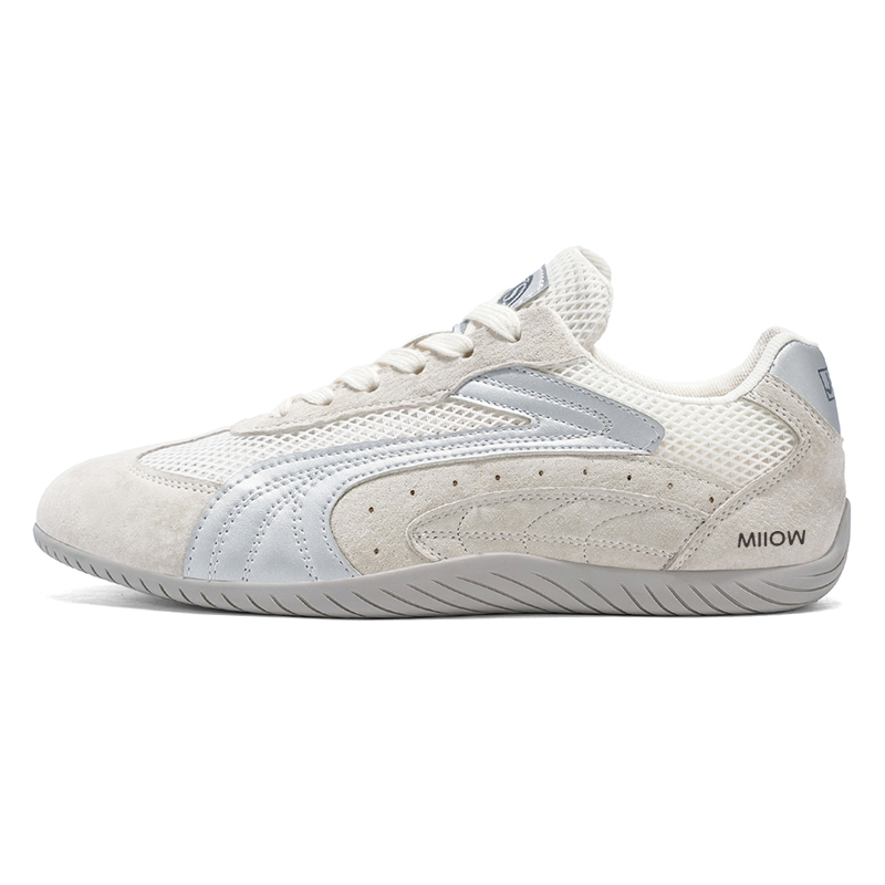 

MIIOW Мужские белые дышащие низкие повседневные кроссовки устойчивые к истиранию, цвет White