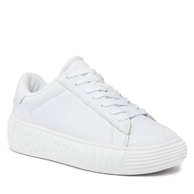 

Кроссовки Tommy Jeans TjwLeather Cupsole, белый