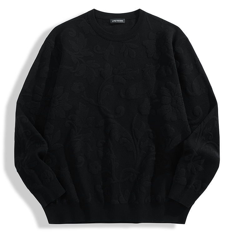 

Повседневный свитер Unisex PEACEBIRD MEN, черный, batch 1