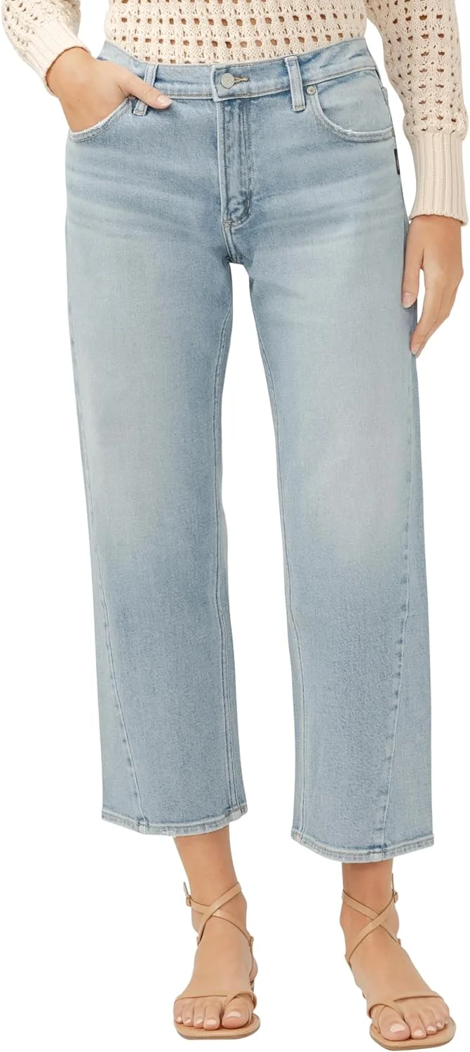 

Silver Jeans Co. Женские джинсы Mid Rise Relaxed Straight Leg
