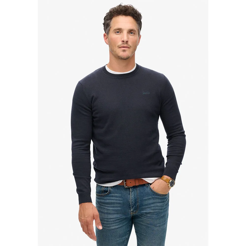 

Свитер Superdry Vintage Embroidered Cash, синий