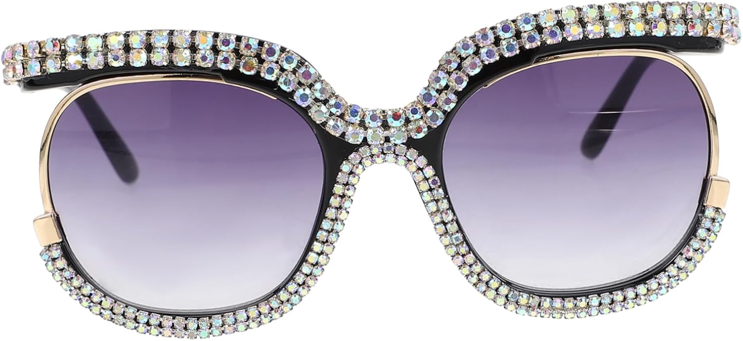 

Стильные солнцезащитные очки для женщин, поляризованные, увеличенного размера, для вождения, с нескользящей оправой, модный аксессуар для фотосессий на открытом воздухе, на пляже и в поездках IWOWHERO, Black