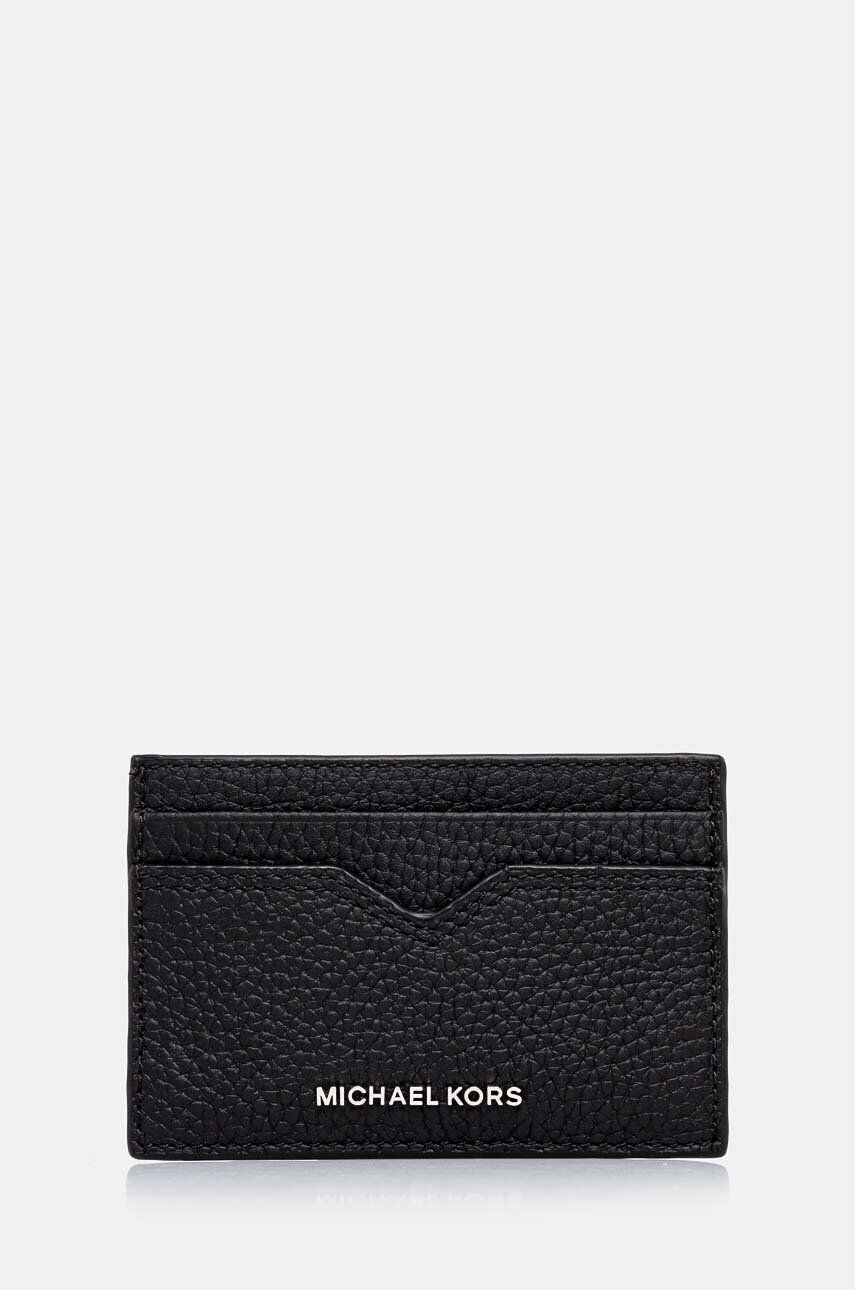 

Кожаный визитница Michael Kors, черный
