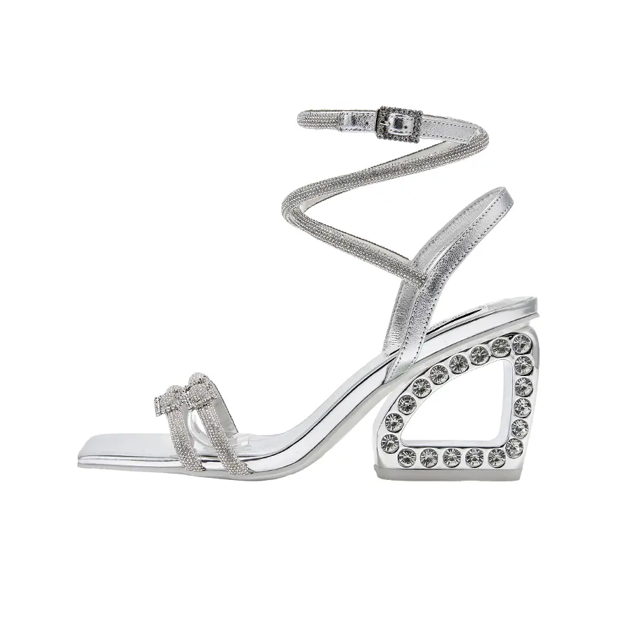 Сандалии женские Shoeszooo, серебряный