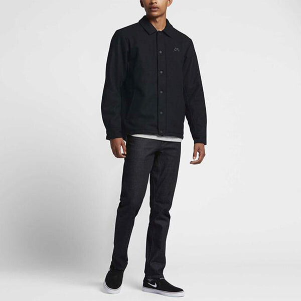 Куртка men's solid color stay warm casual jacket Nike, черный — фото 2