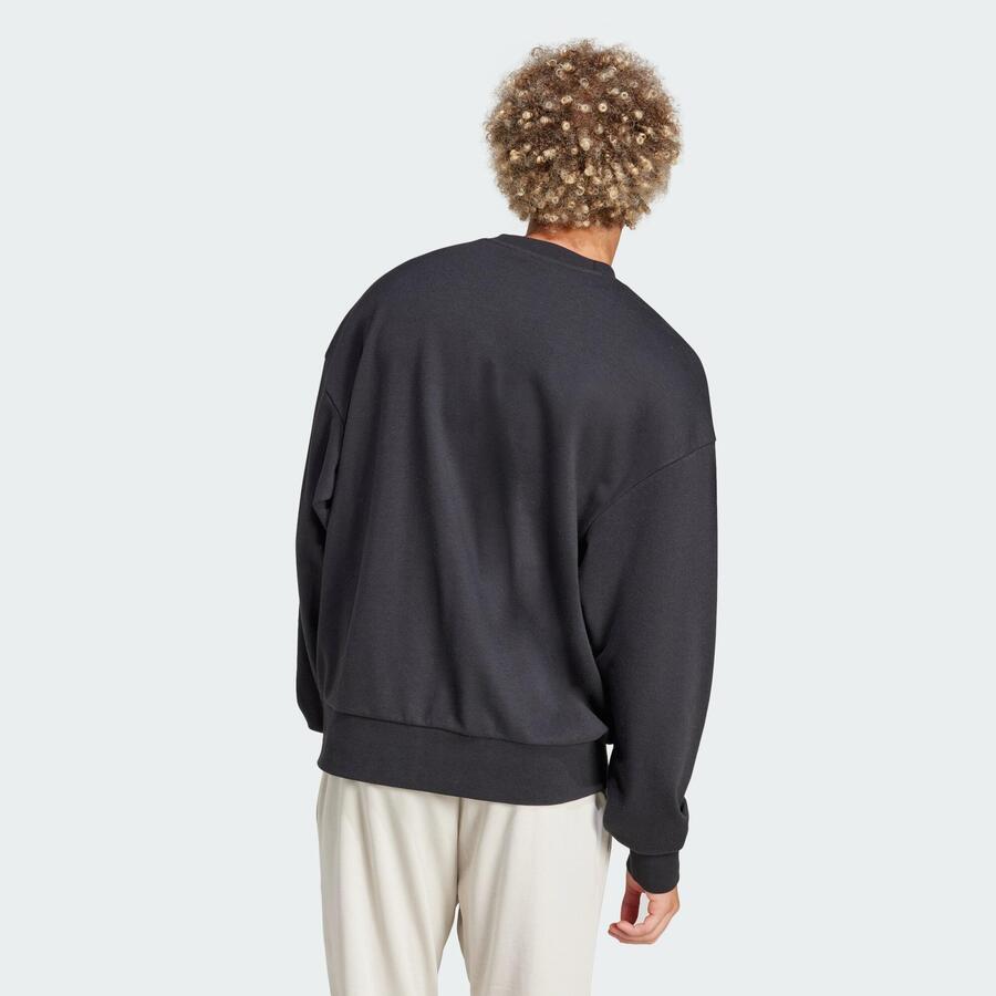ADIDAS Толстовка Essentials Loose Fit с логотипом 3 Bar — фото 3