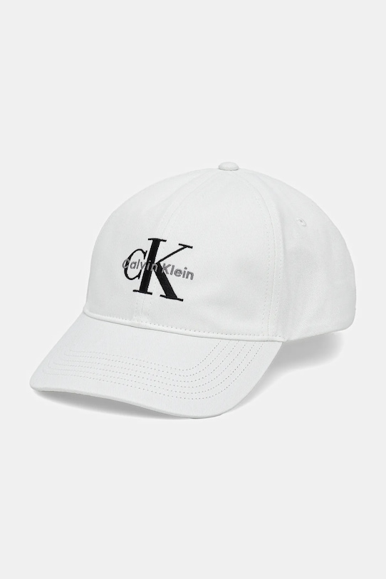 

Джинсовая кепка с козырьком, хлопковая Calvin Klein, белый