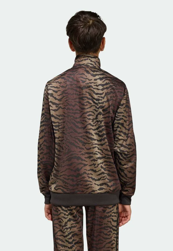 Свободная тренировочная куртка firebird aop Adidas Originals, Night Brown — фото 2