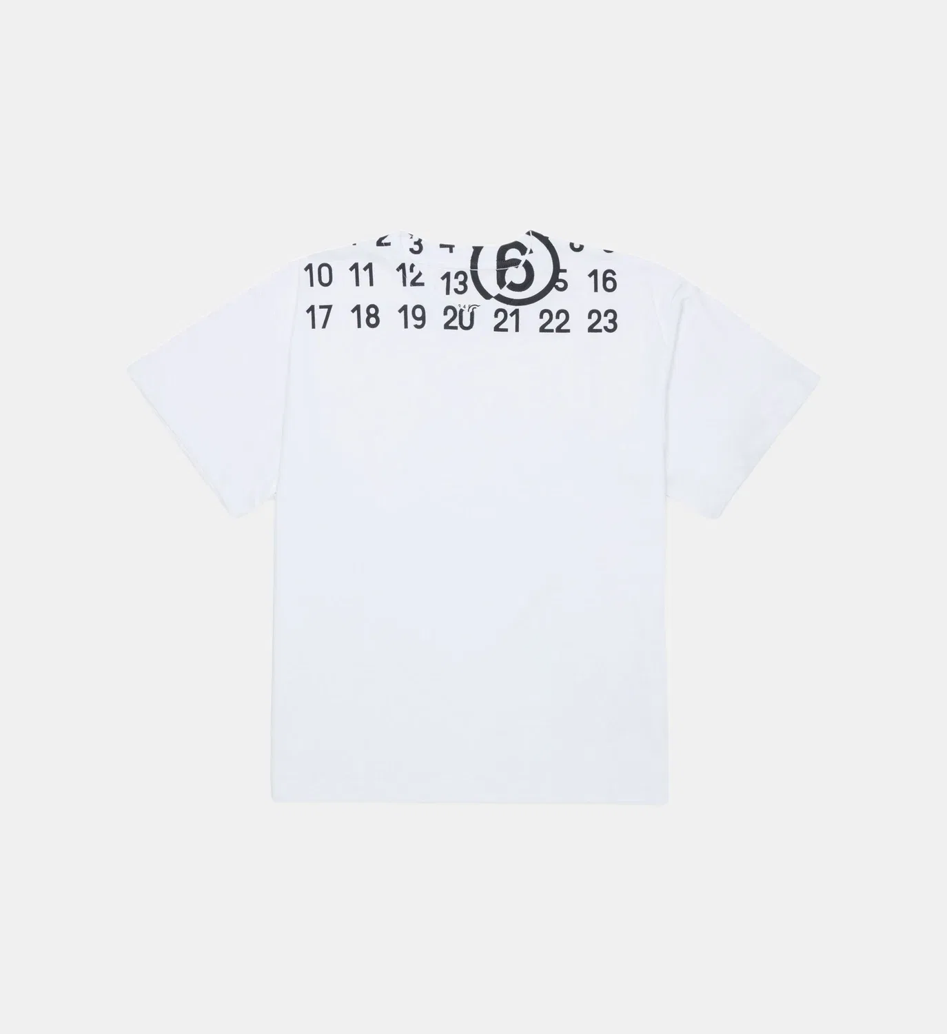 Футболка с логотипом MM6 Maison Margiela, белый