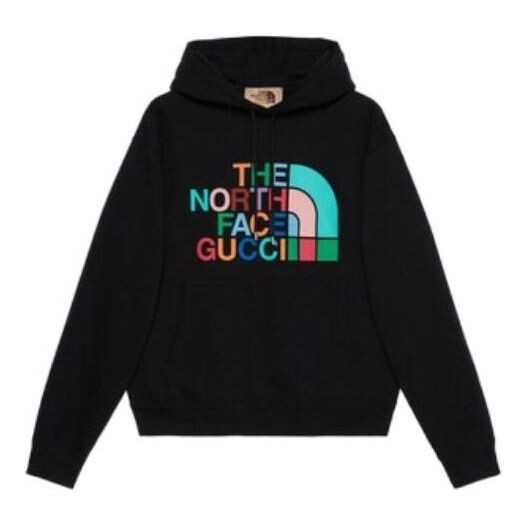 

Толстовка x the north face hooded sweatshirt 'black' Gucci, черный