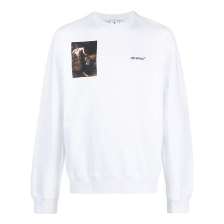 

Толстовка OFF-WHITE Caravaggio-print Sweatshirt 'White', белый