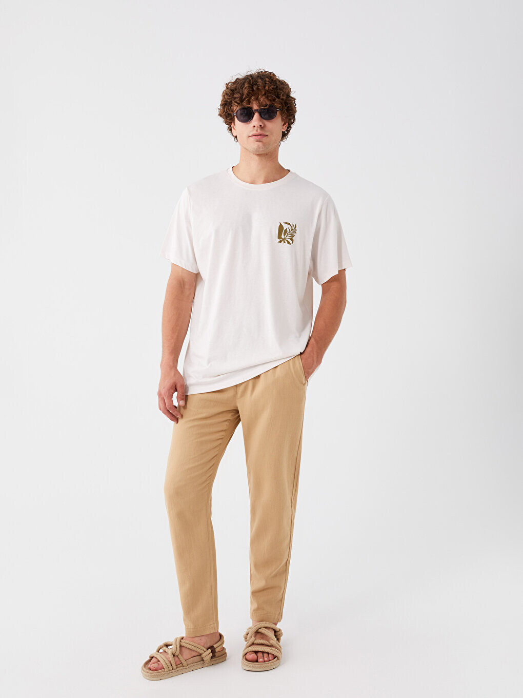 

Стандартные мужские брюки Mold LCW Casual, темно-бежевый