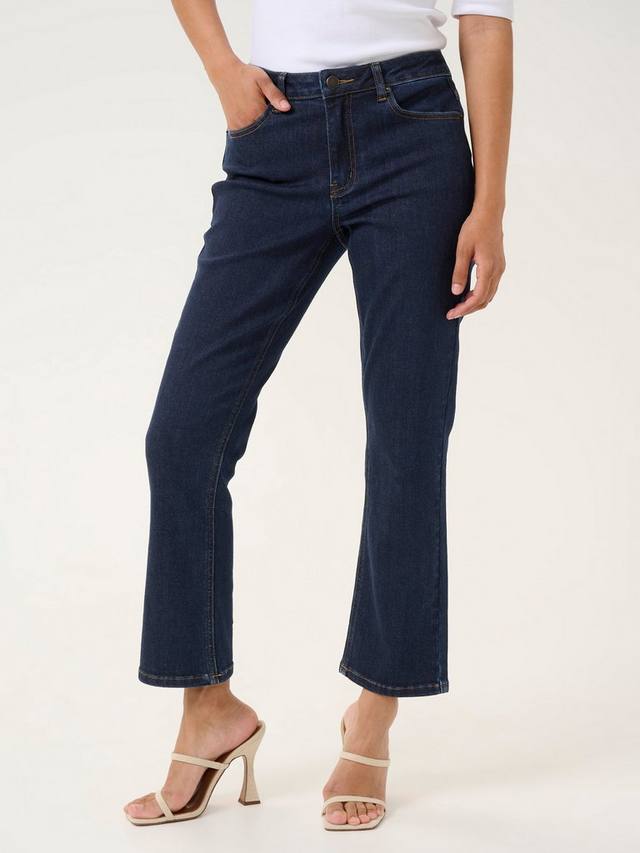 

Укороченные джинсы - клеш sinem KAFFE, цвет Dark Blue Unwashed