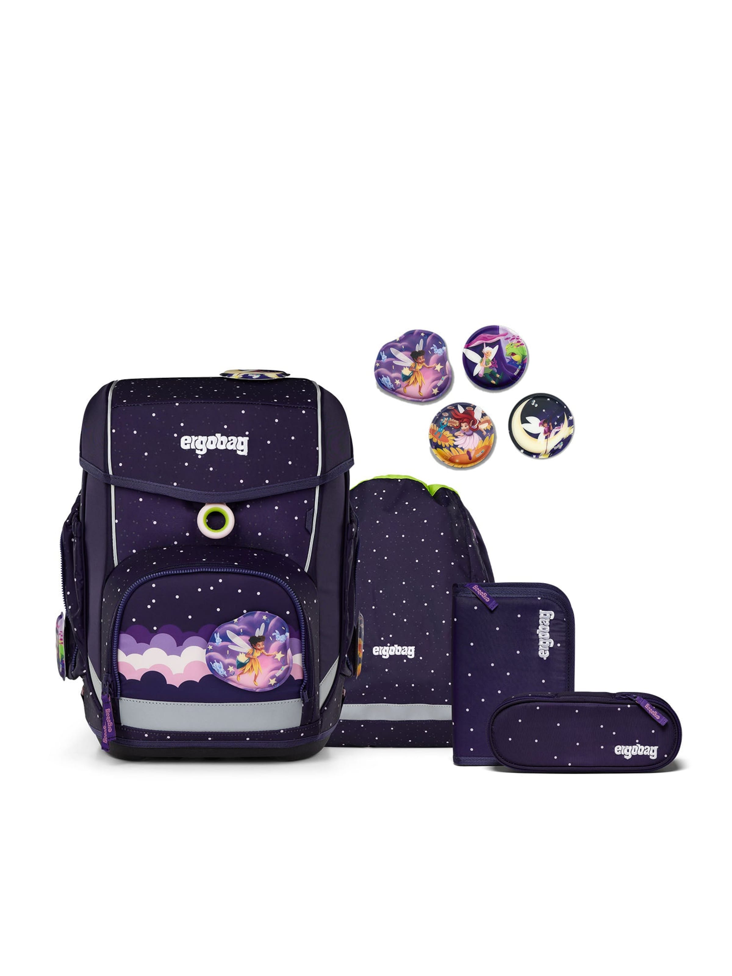 

Ergobag Рюкзак 'Cubo SternguckBär Reflex Glow Edition' в фиолетовом цвете