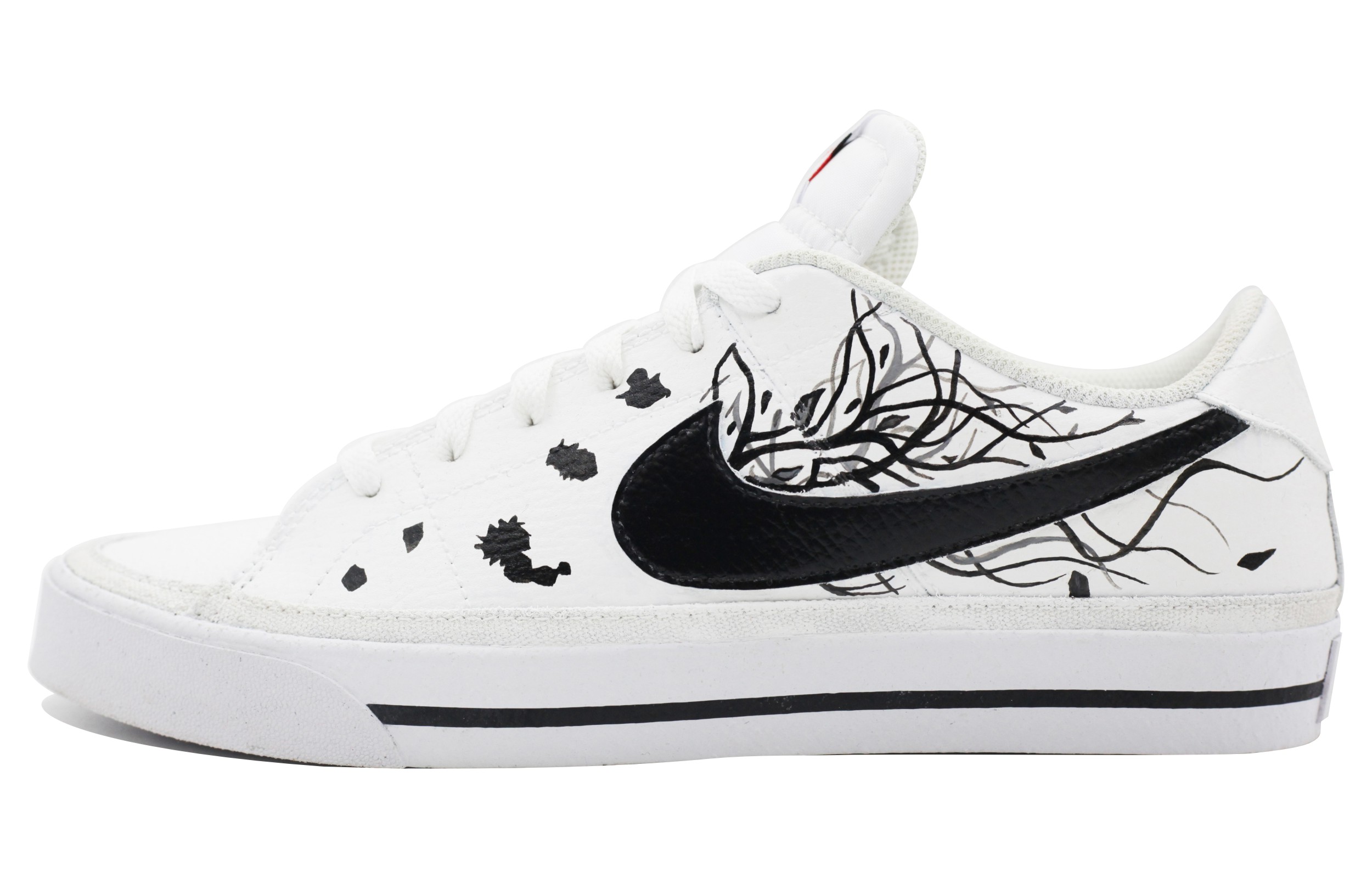 

Кроссовки Nike Court Legacy Skateboard Shoes Men Low-Top Black White