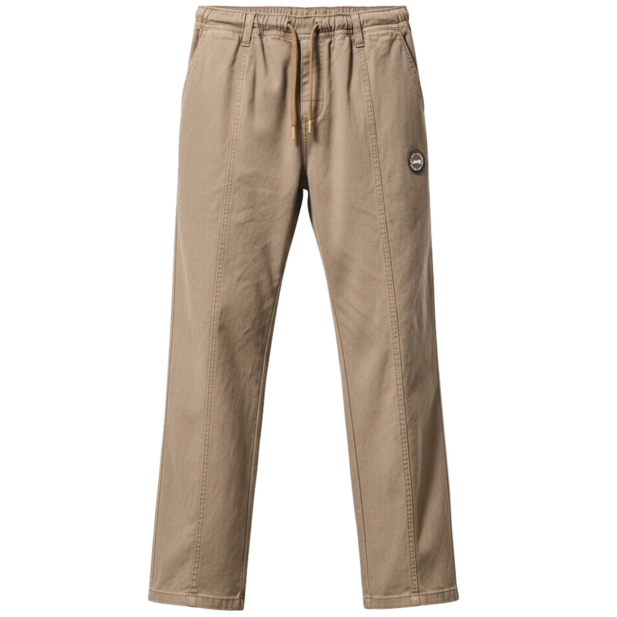 

Повседневные брюки Unisex Moderate Cuffed Jeep, светло-хаки (fleece-lined)