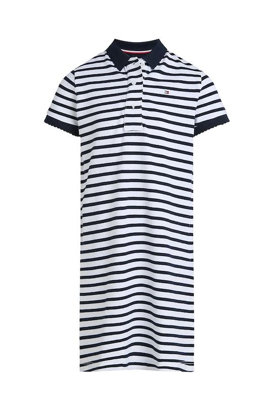 

Детское хлопковое платье Tommy Hilfiger, темно-синий