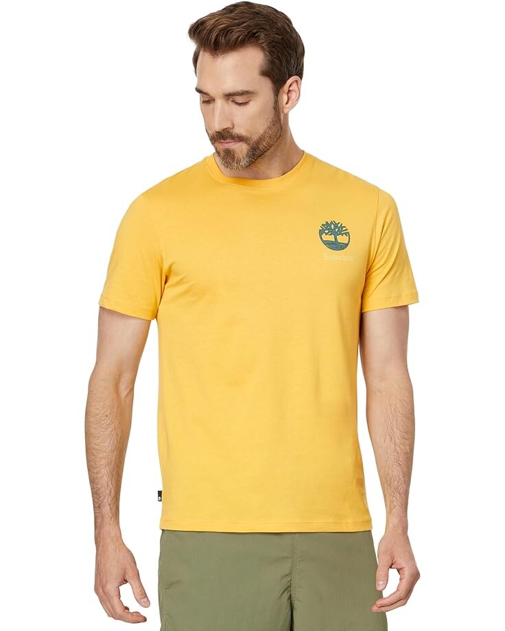 

Футболка Timberland Back Graphic Tee, цвет Mimosa
