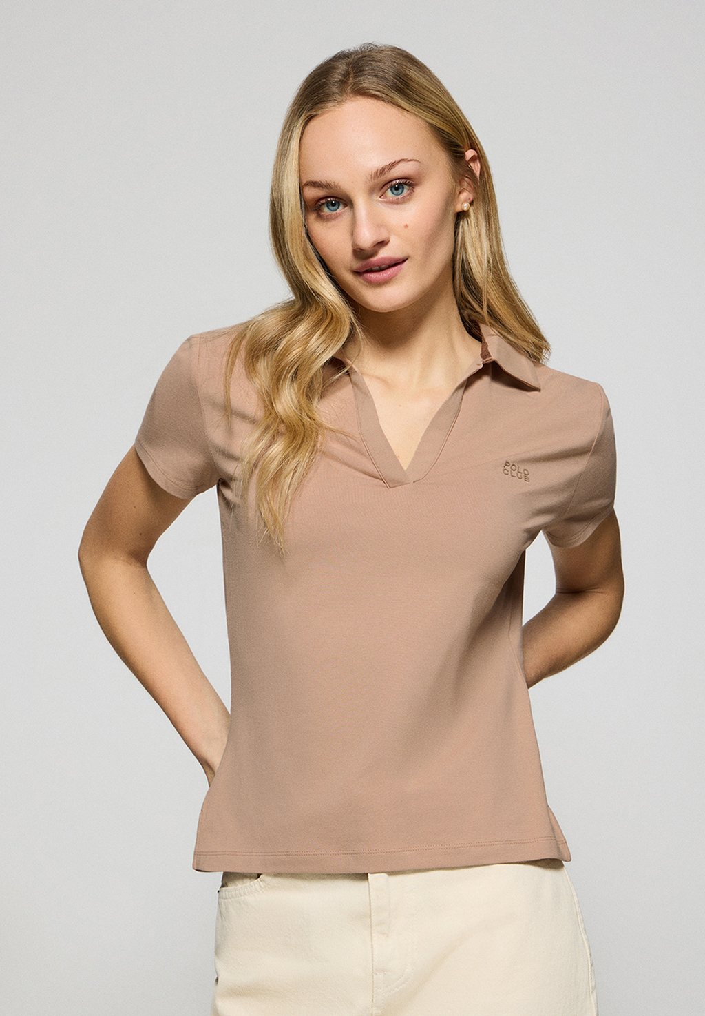 

Рубашка поло SHORT SLEEVE BUTTONLESS PEDRAZA Polo Club, коричневый