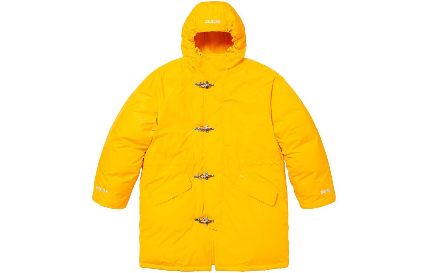 

Коллекция осень/зима FW23 Парка Пальто унисекс Supreme, желтый