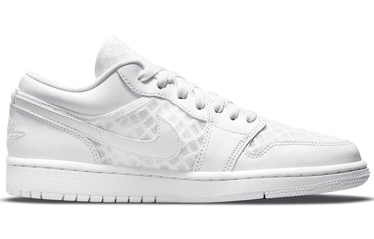 Кроссовки Jordan 1 Retro Low Breathe Triple White Women's — фото 2