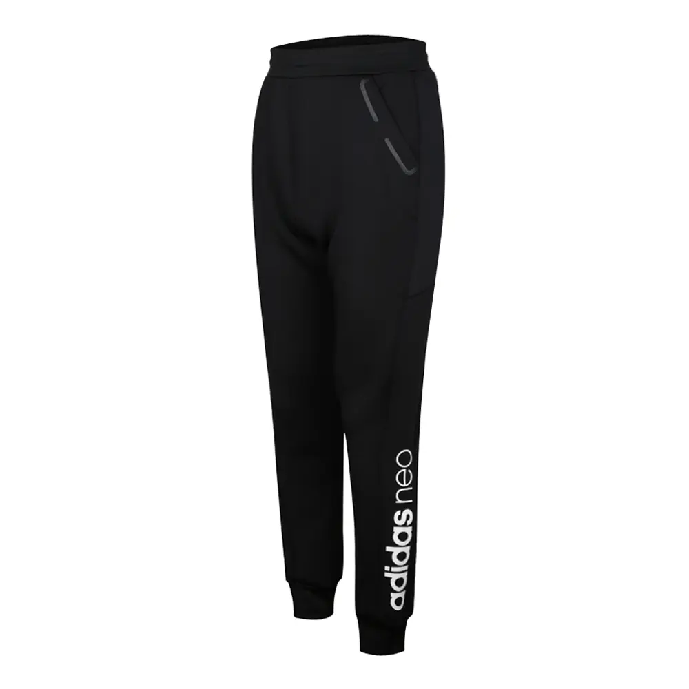 Мужские повседневные брюки Adidas Neo черные — фото 4