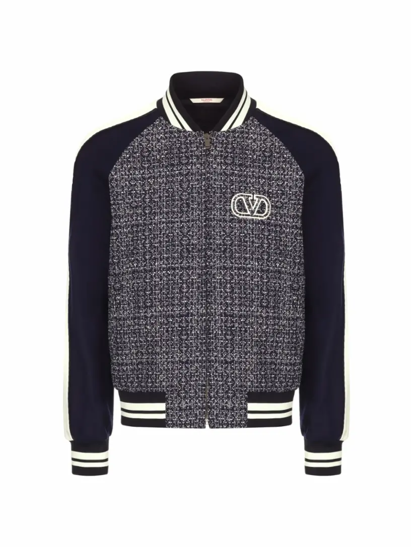 

Комбинированный бомбер V-logo Valentino Garavani, мультиколор